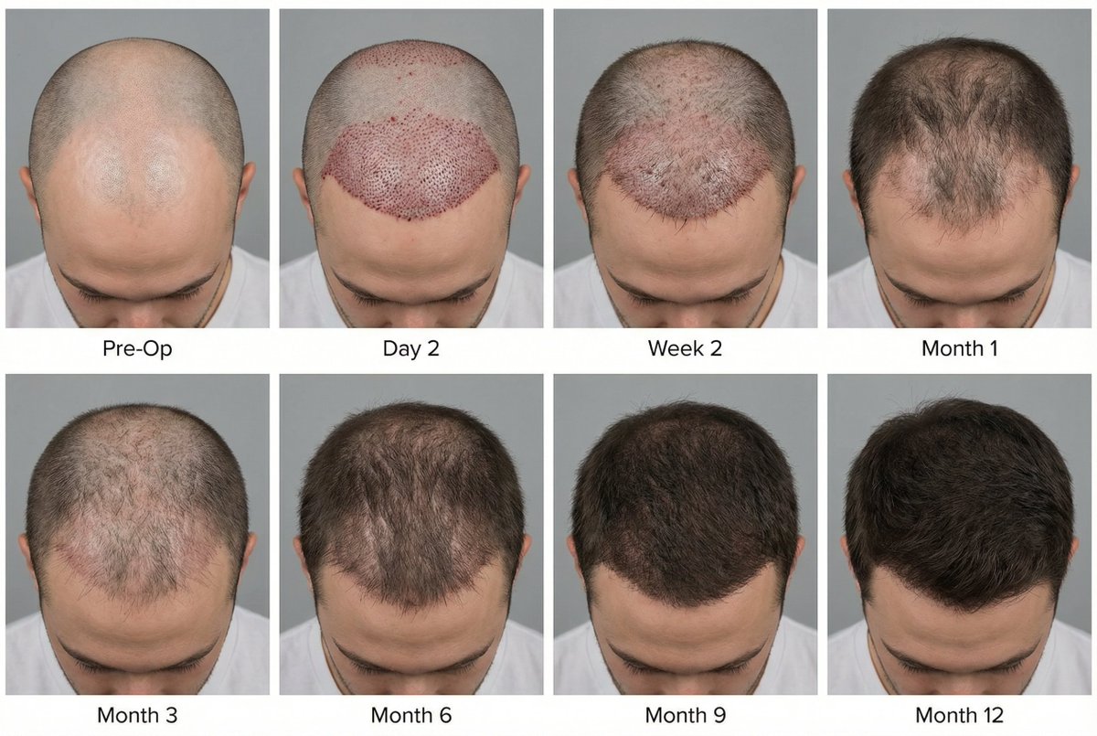 Hair Transplant Recovery Timeline
