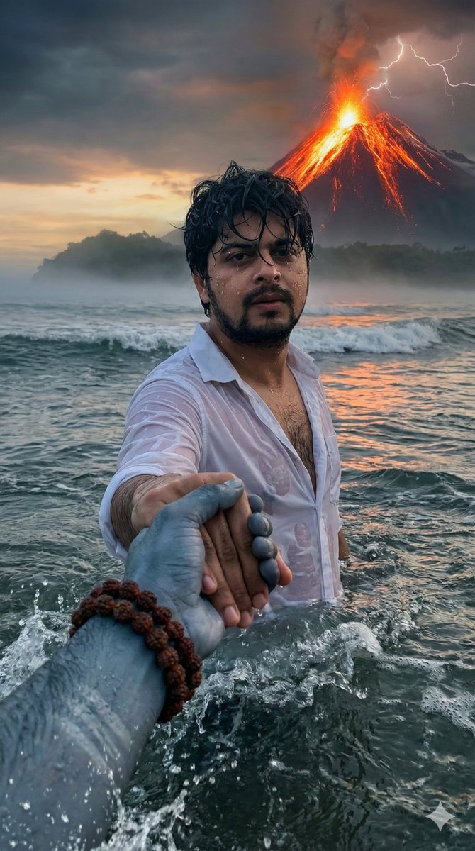 Shiva Guides Through Stormy Seas