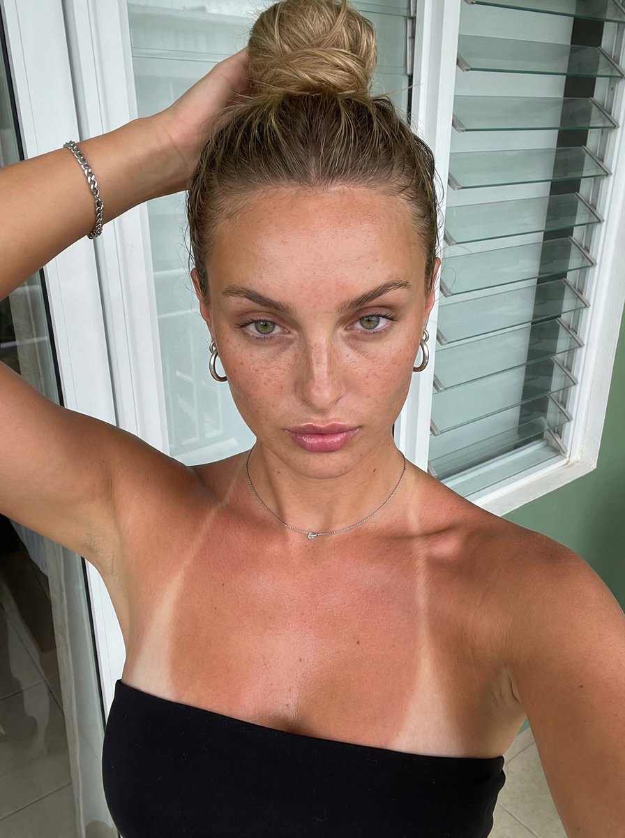 Summer Tan Lines Selfie Portrait