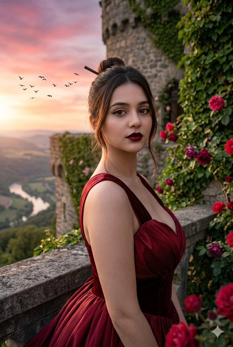 Castle Rose Princess Portrait
