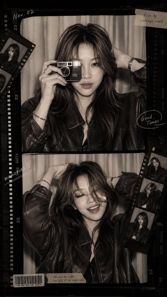 Vintage Photo Booth Portrait Collage