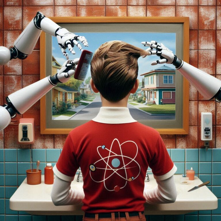 Retro Jimmy Neutron Haircut Scene