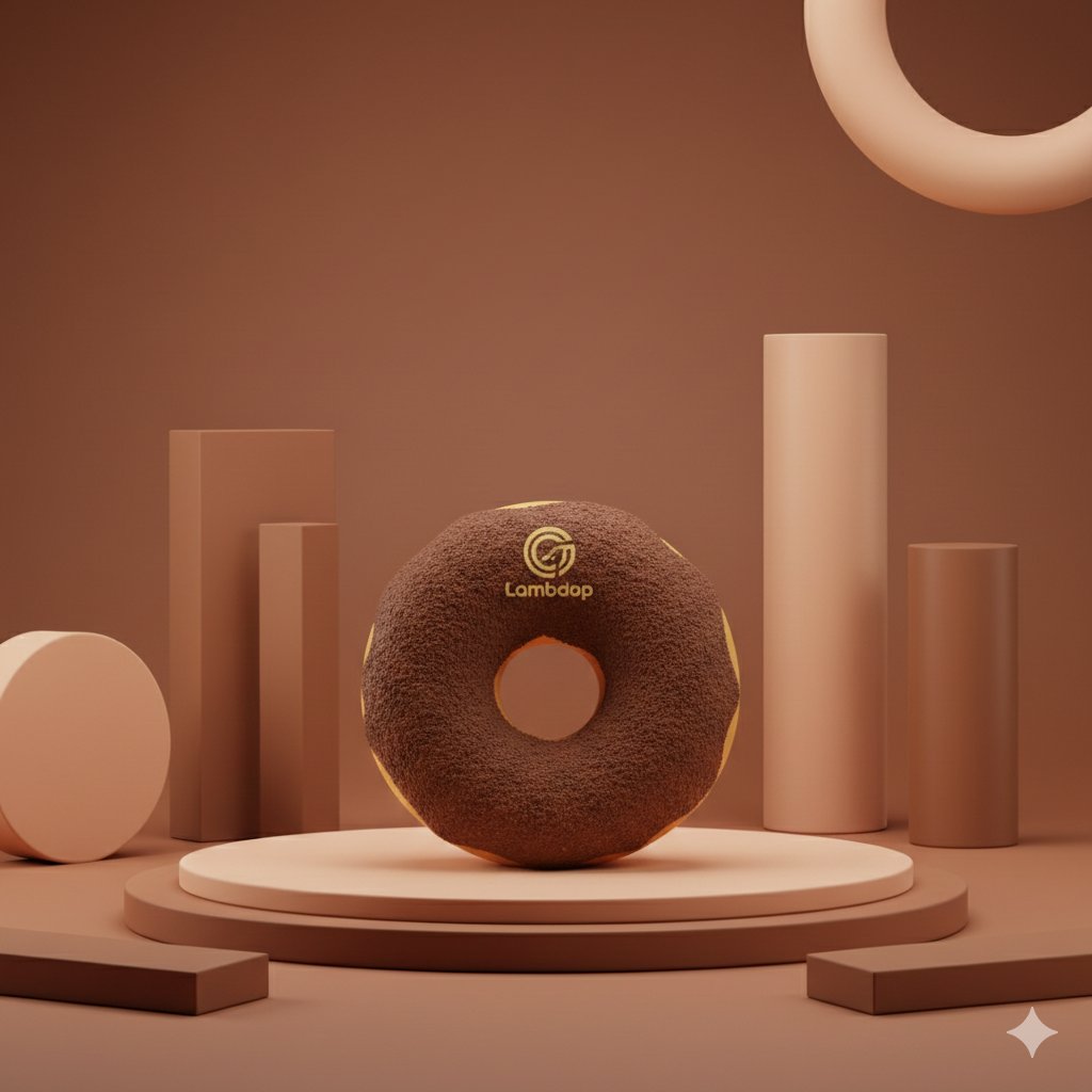 Chocolate Donut Studio Art