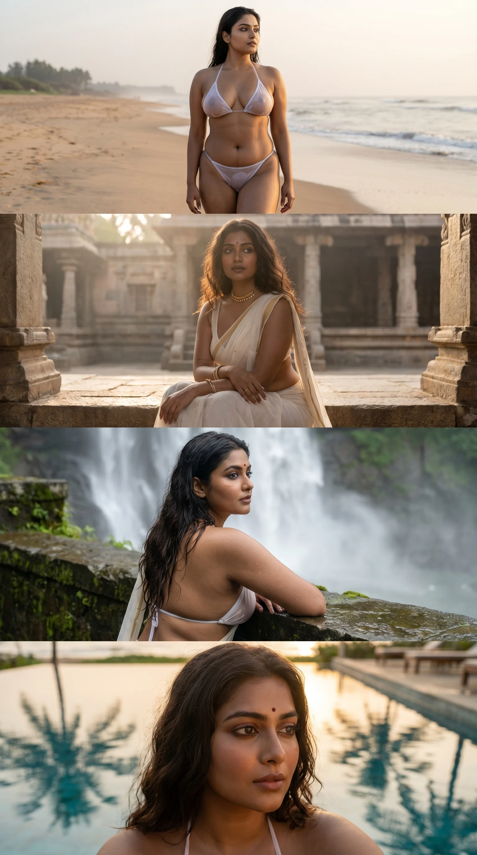 Cinematic Bengali Muse Fashion Editorial