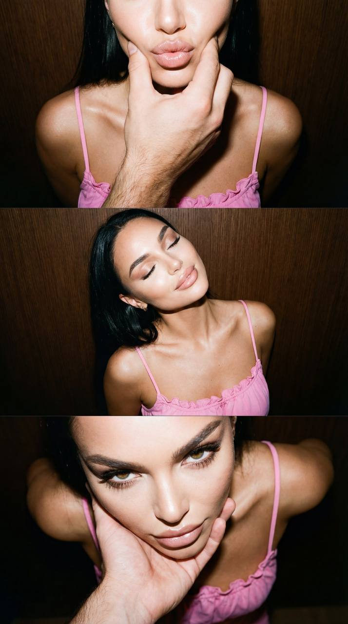 Analog Flash Film Triptych