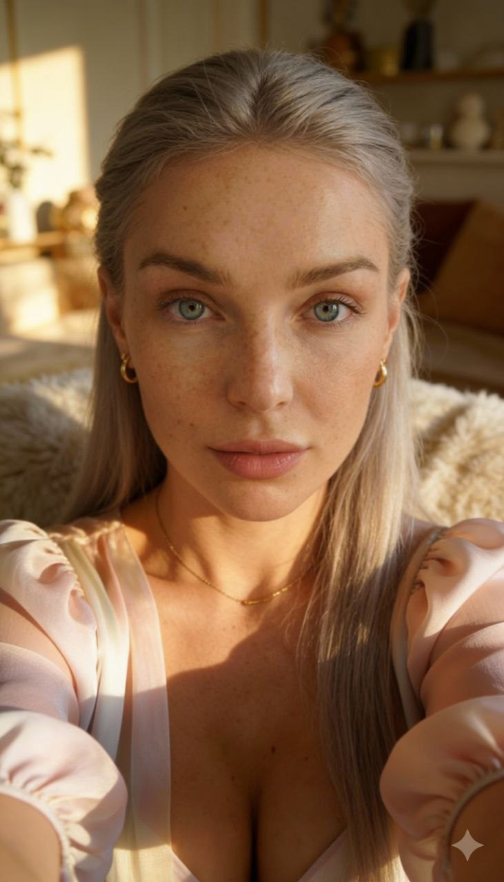 Luxury Editorial Selfie Portrait