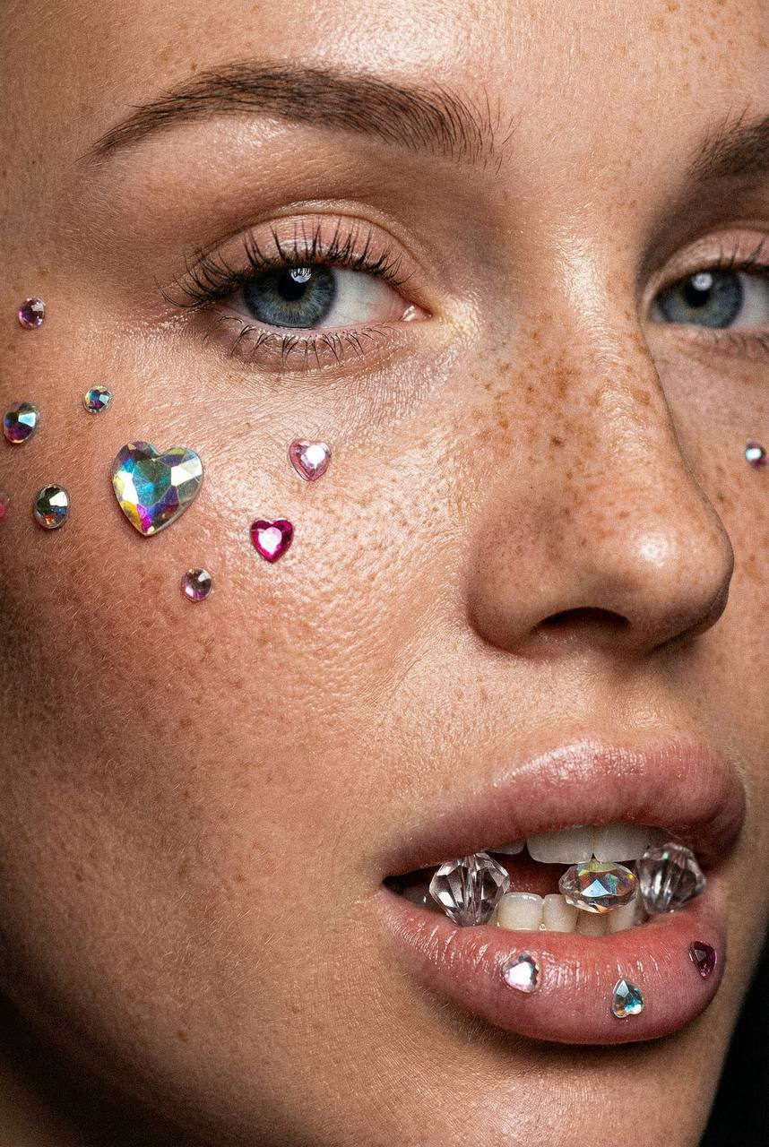 Crystal Macro Beauty Editorial