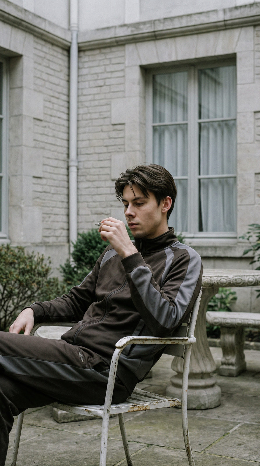 Quiet Courtyard Contemplation
