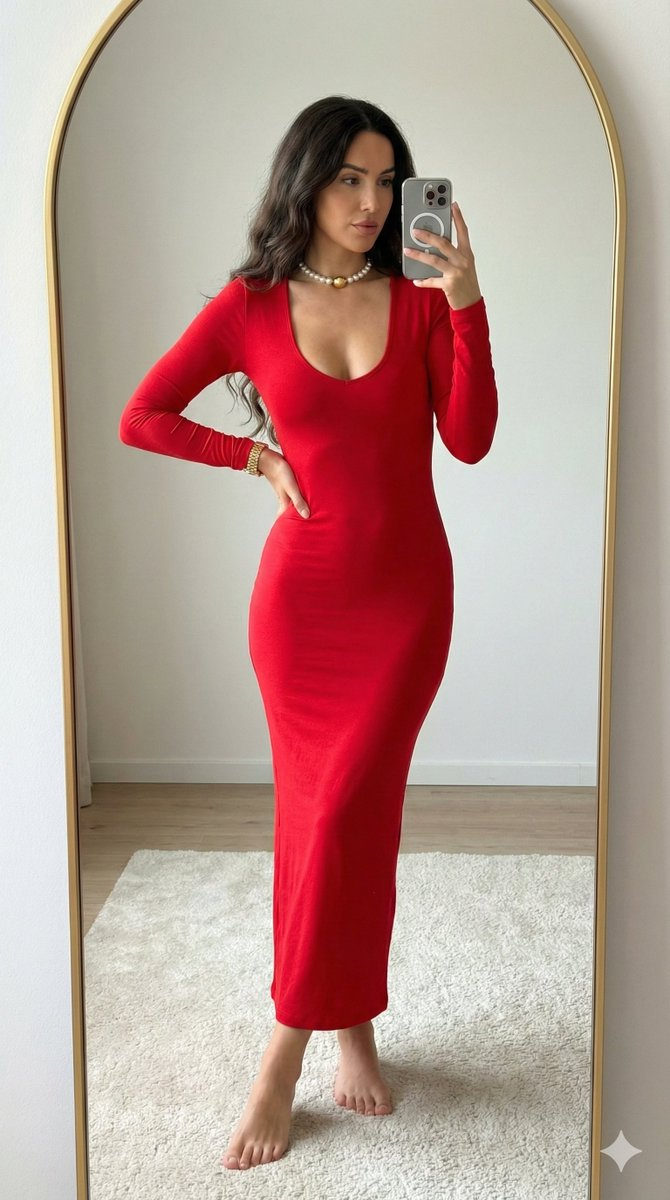 Hot Pink Mirror Selfie Glow