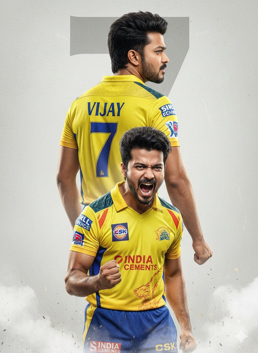 Cinematic Cricket Star Poster