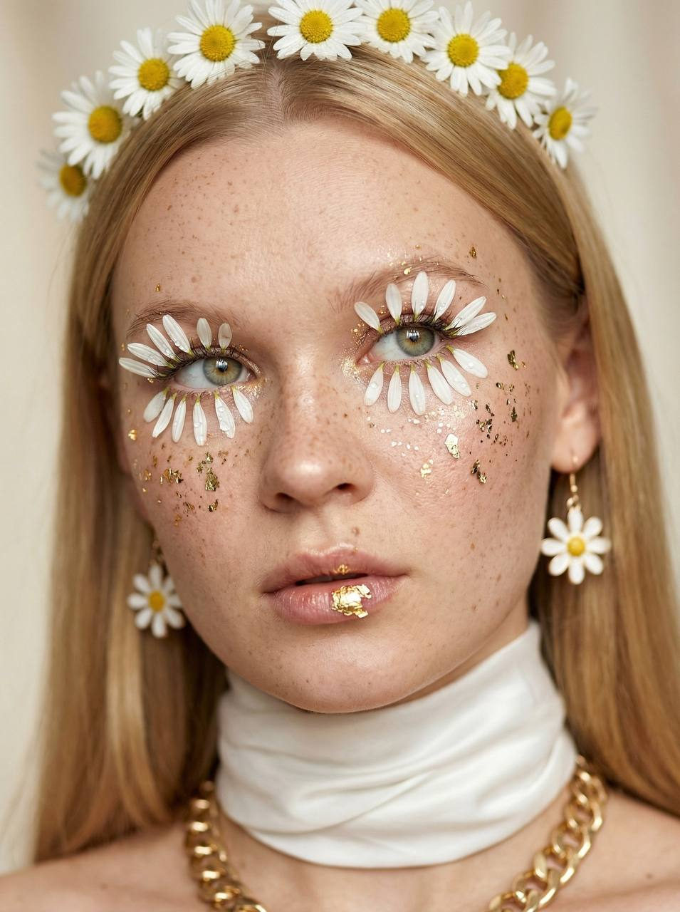 Daisy-Eyed Macro Portrait