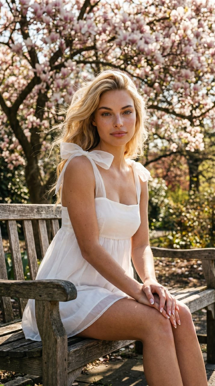 Spring Blonde Portrait Park