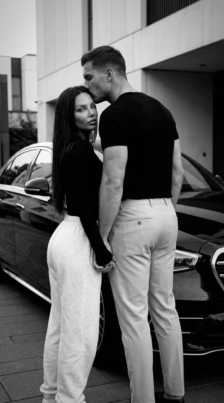 Luxury Black White Couple Street