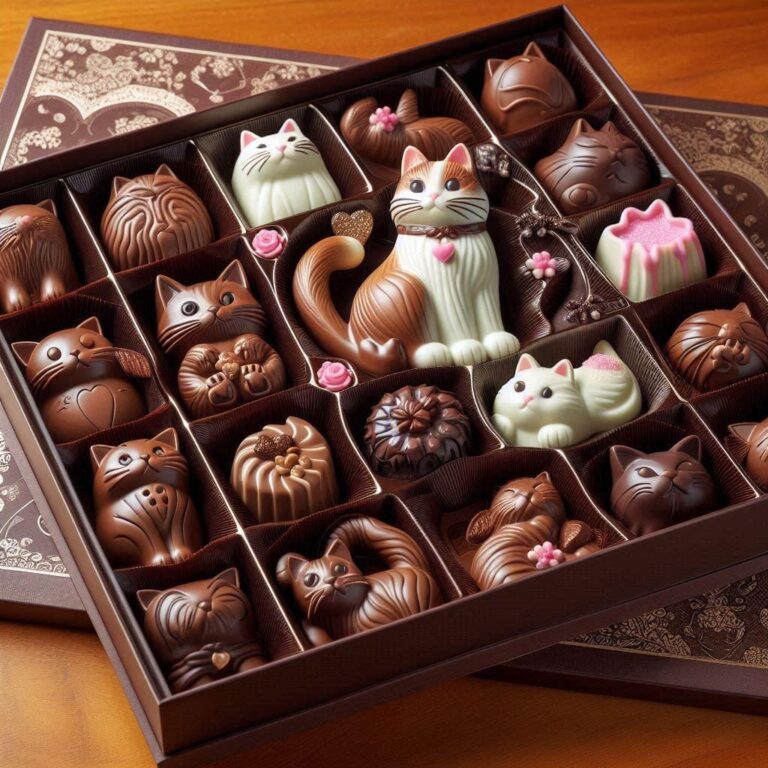 Whimsical Chocolate Box with Adorable Shapes