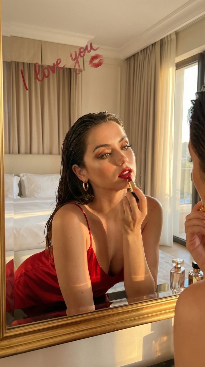 Crimson Mirror Seduction