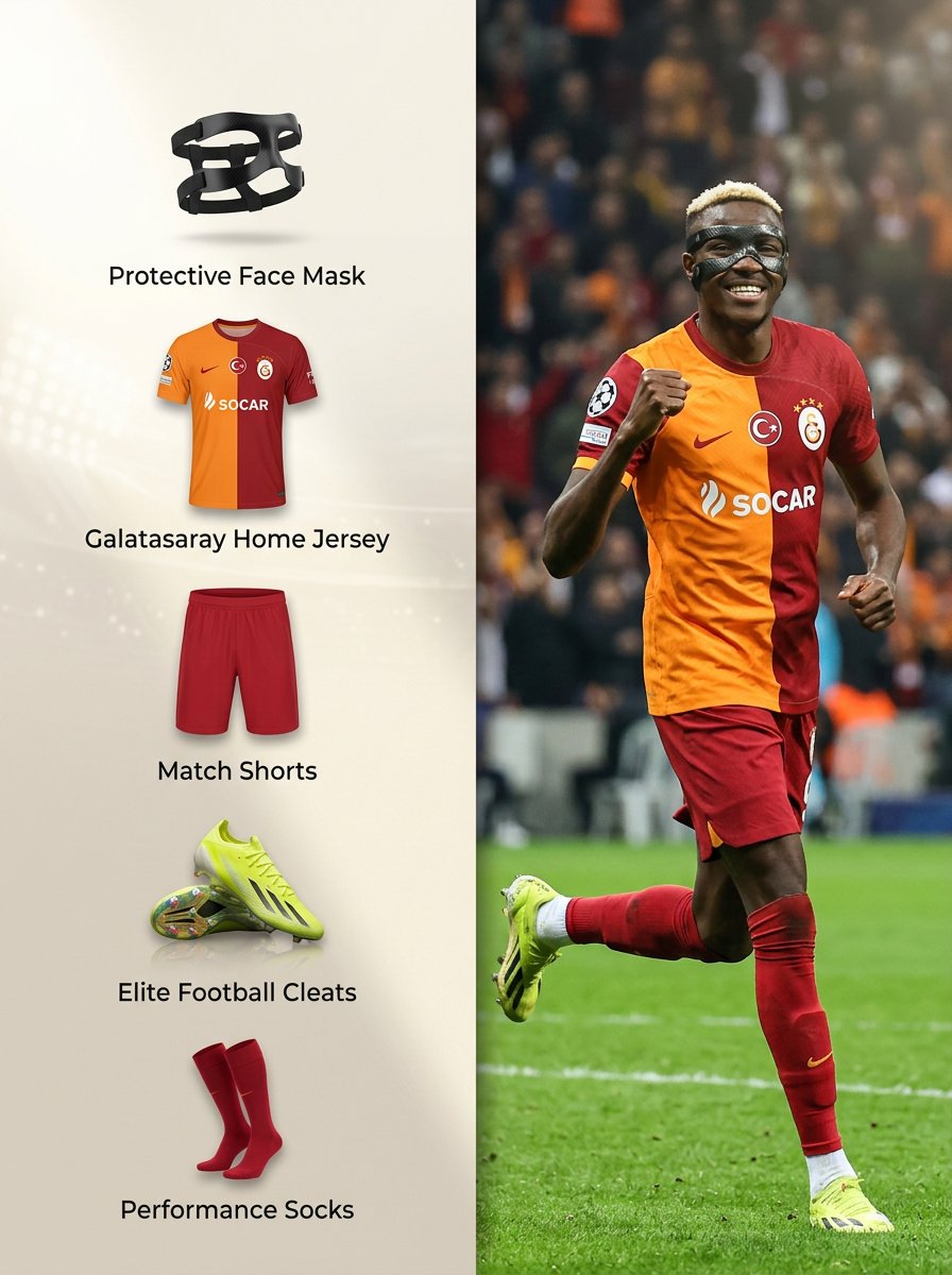Victor Osimhen Sports Gear Breakdown