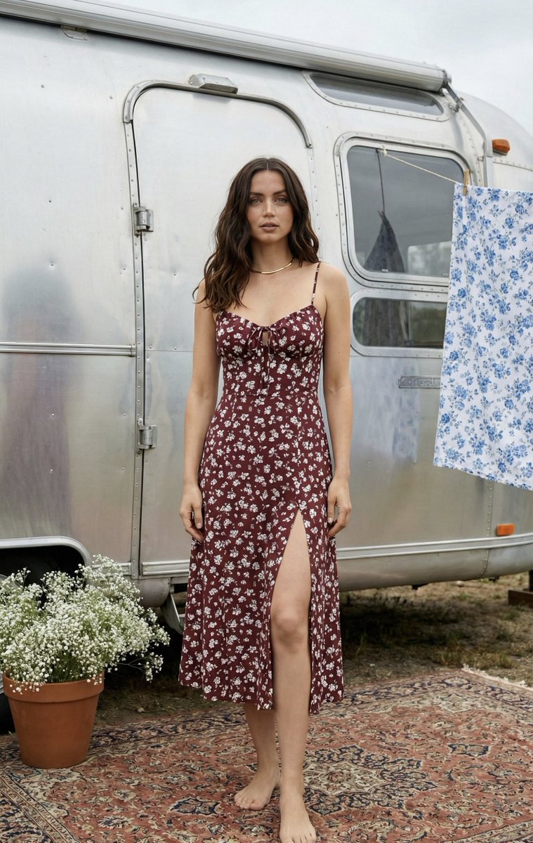 Bohemian Summer Airstream Portrait