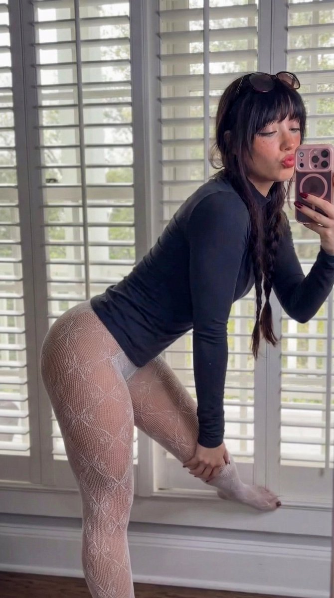 Sultry Window Mirror Selfie