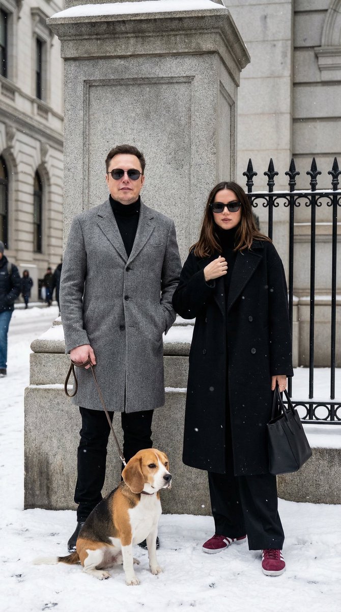 Sophisticated Winter Couple Portrait