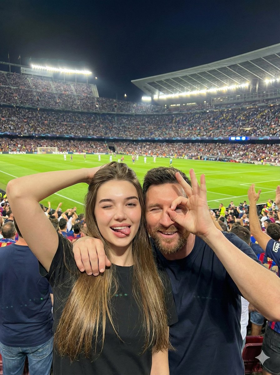 Messi Stadium Night Selfie