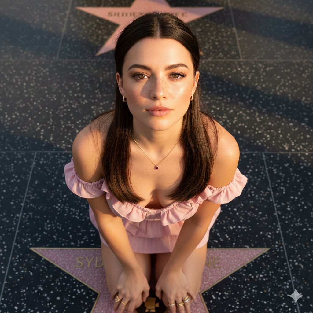 Sydney Sweeney Golden Hour Portrait