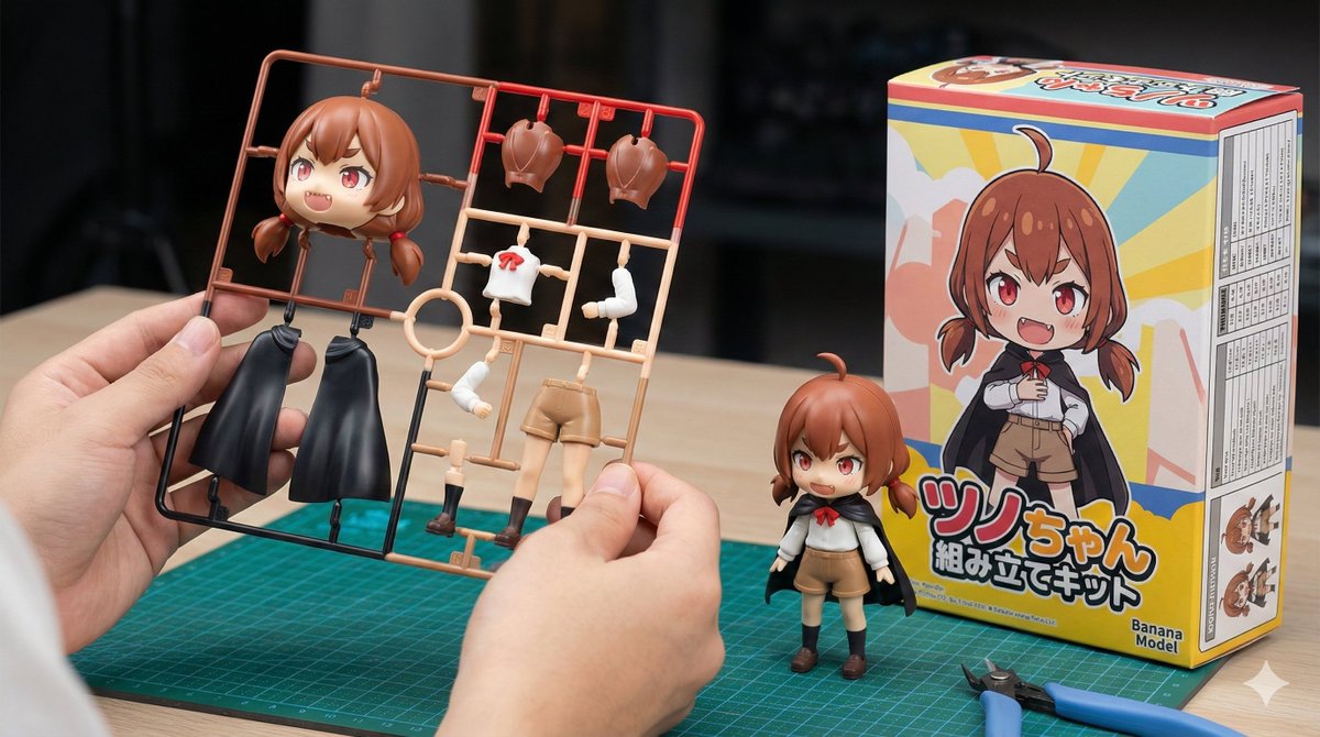 Tsuno-chan Assembly Kit Showcase