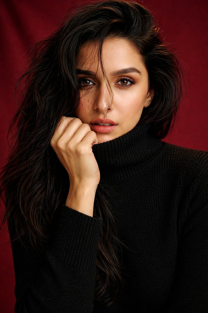 Dark Moody Studio Portrait