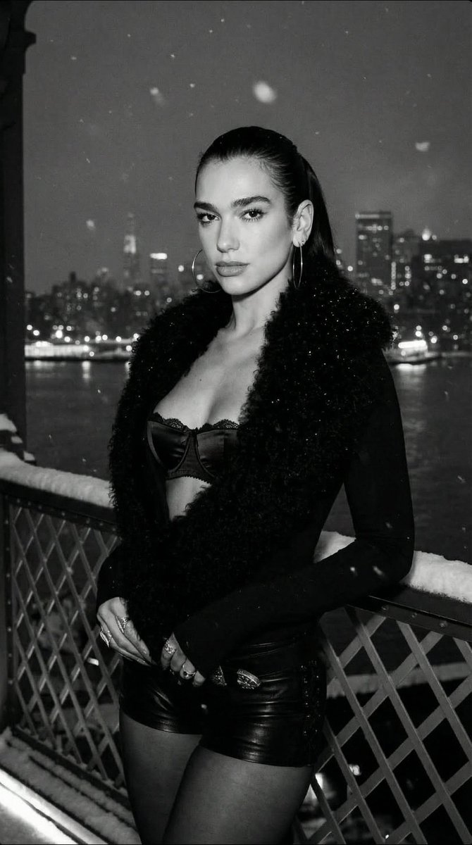 Dua Lipa Snowy NYC Editorial