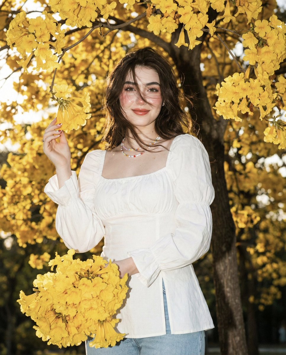 Golden Trumpet Vintage Portrait
