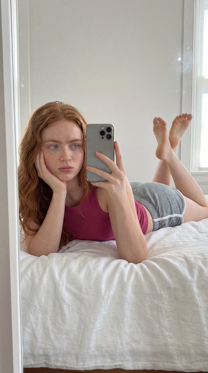 Viral Bedroom Selfie
