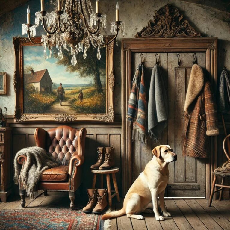 Cozy Vintage Rustic Interior Scene