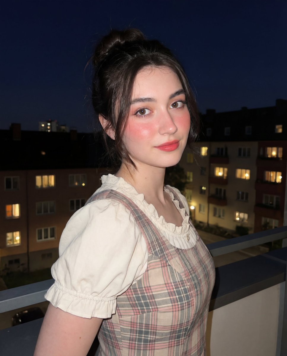 Soft Night Portrait With Flash