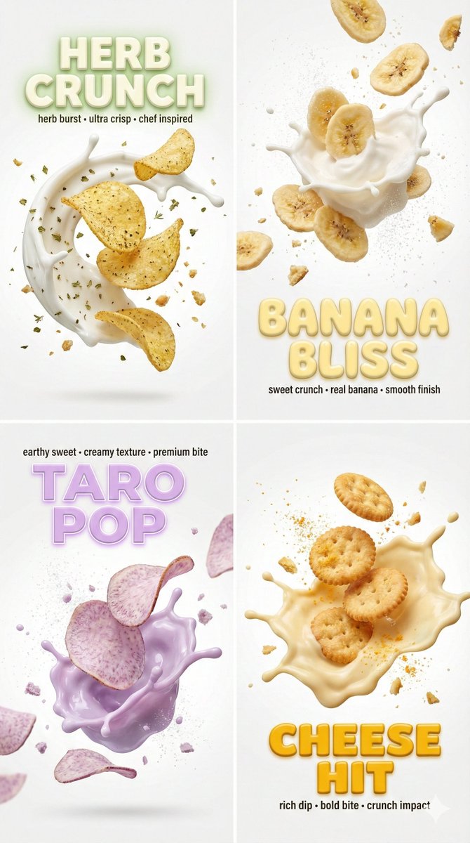 Herb Chips Cream Splash