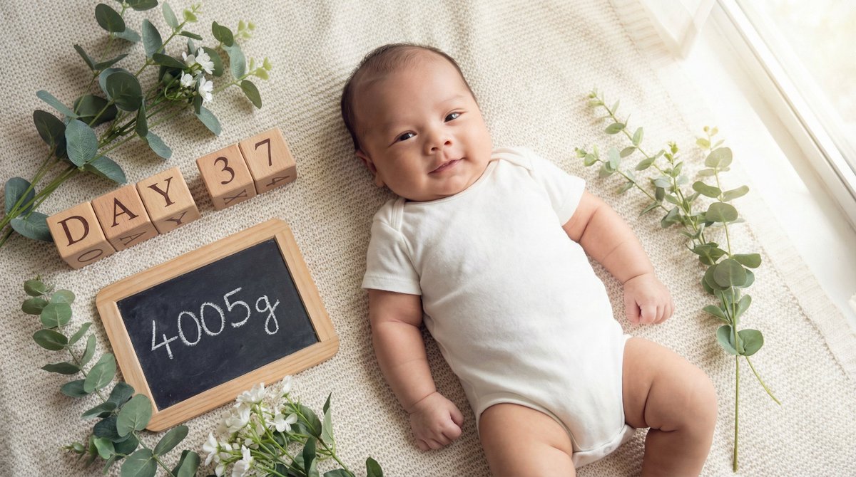 Baby Growth Milestone Photo