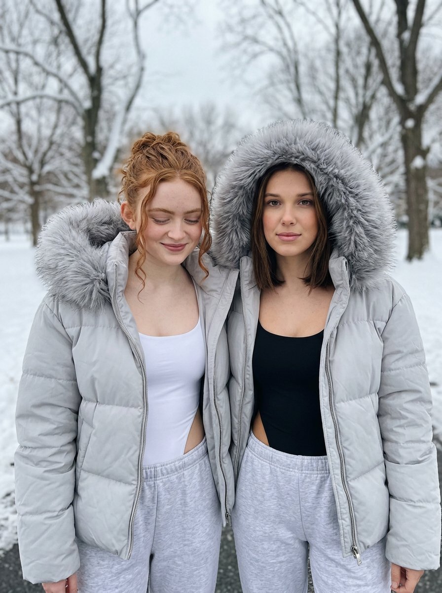 Winter Street Fashion Duo