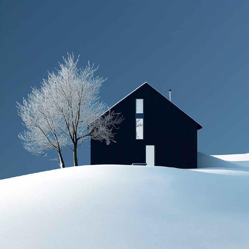 Black House on Frozen Hill