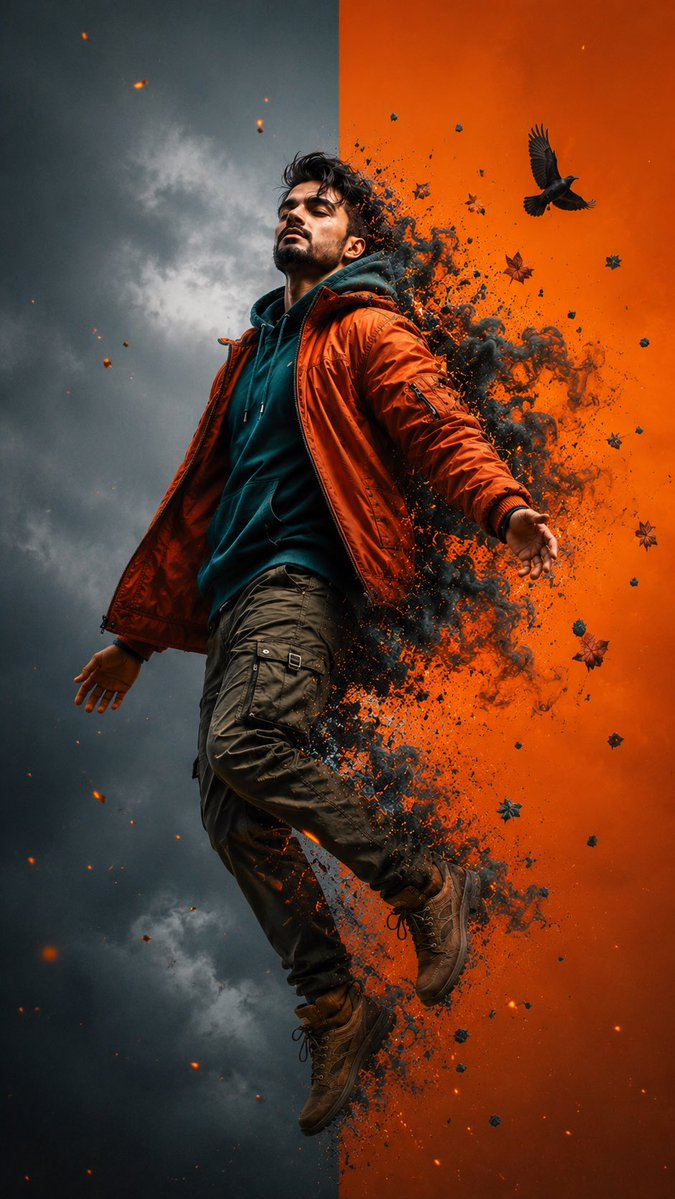 Cinematic Levitation Portrait