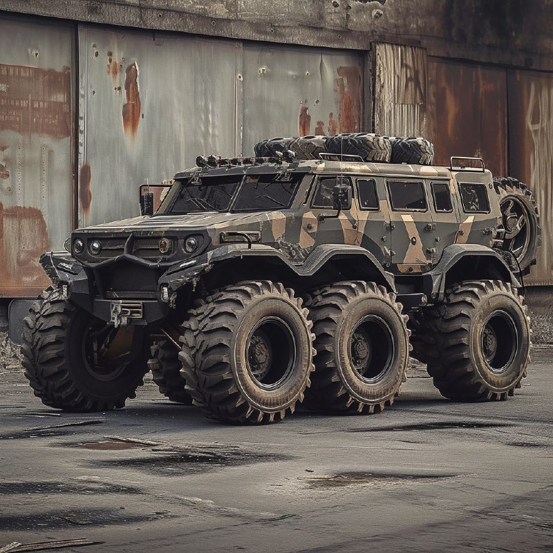 Urban Tactical 6-Wheeled Vehicle, Off-Road