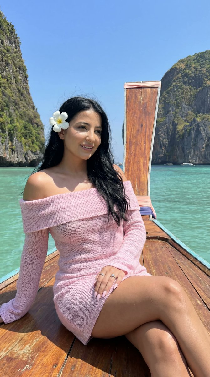 Tropical Longtail Boat Travel Portrait