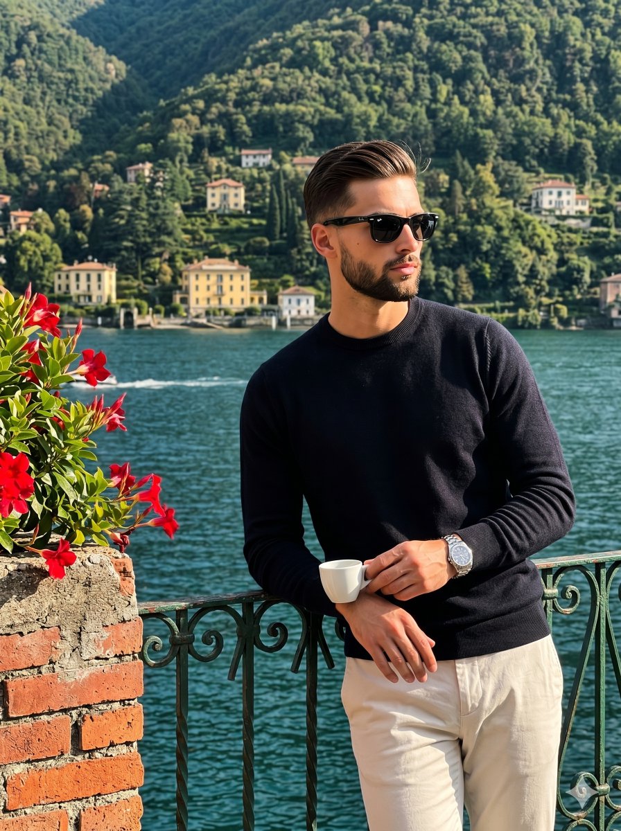 Italian Lakeside Style and Confidence