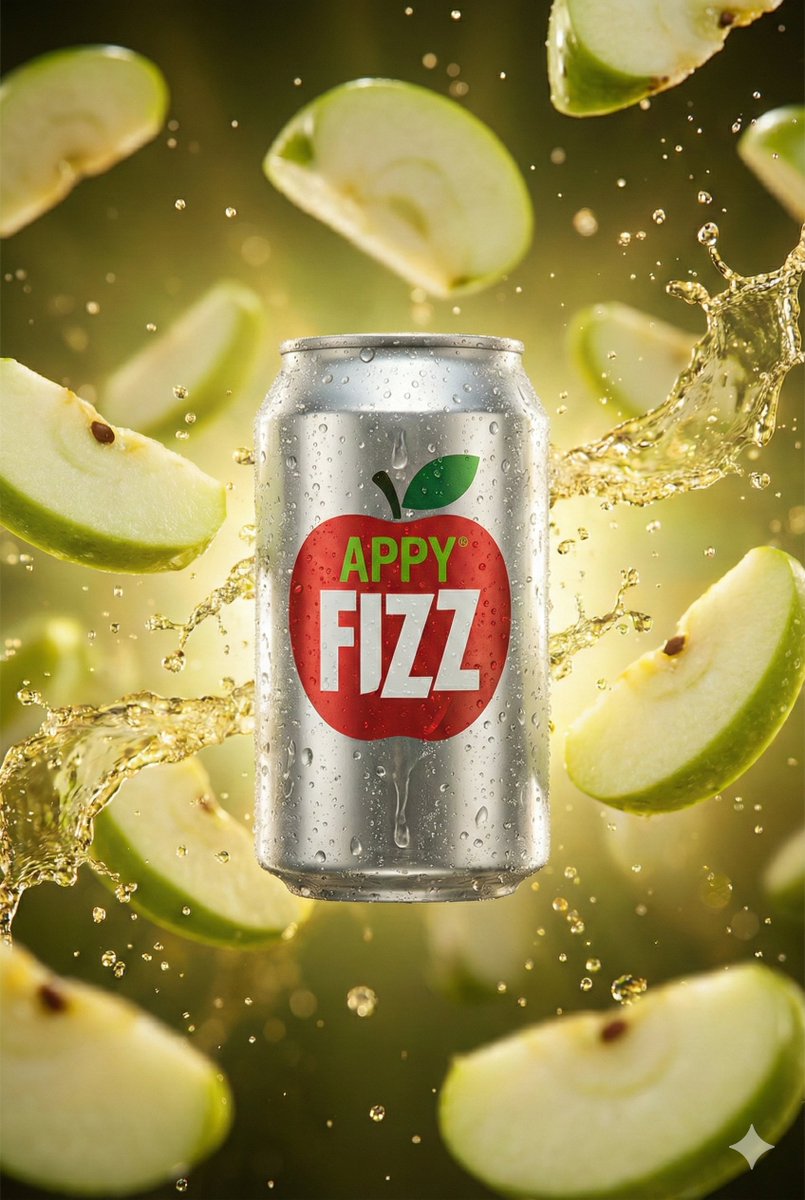Hyper-Realistic Apple Soda Commercial
