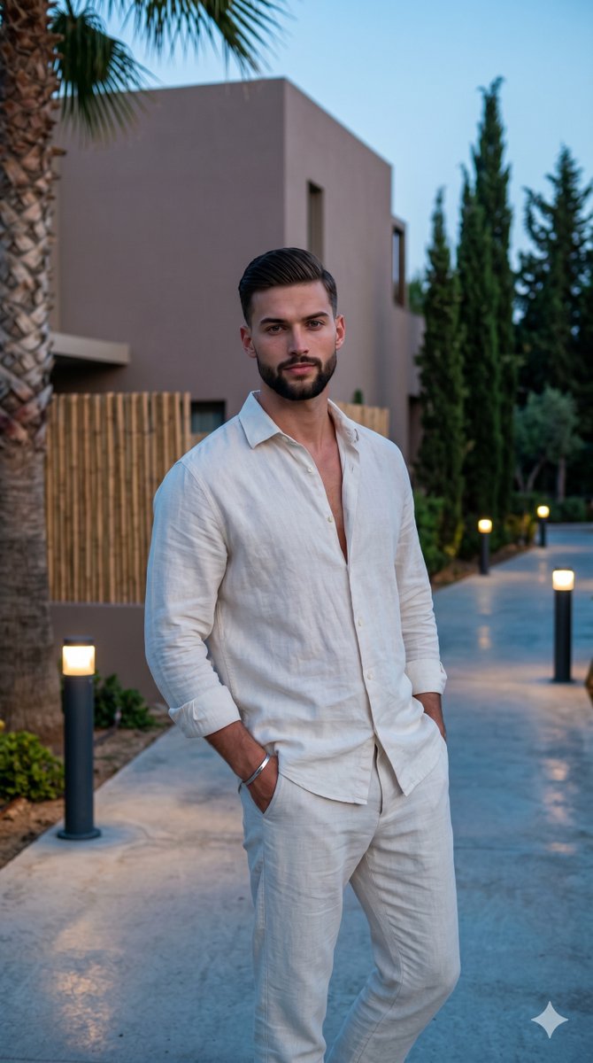 Cinematic Menswear Resort Fashion Portrait
