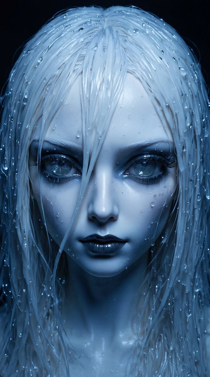 Wet Hair Cold Beauty BJD Portrait