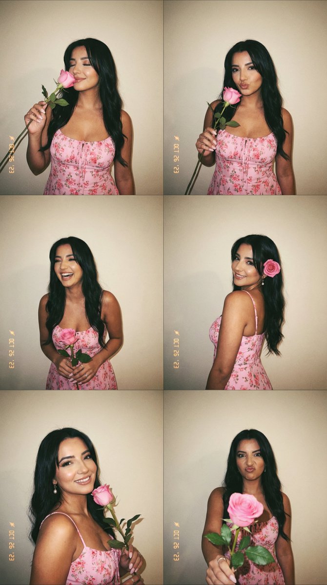 Film Flash Pink Dress Rose Photobooth