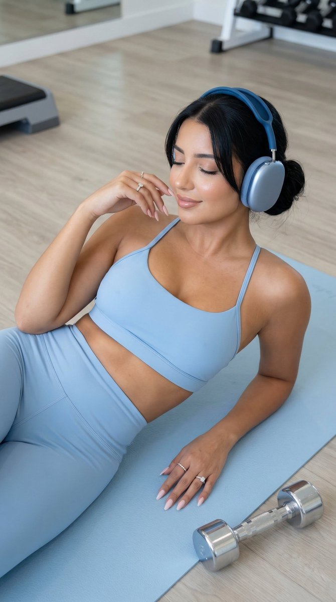 Powder Blue Gym Goddess