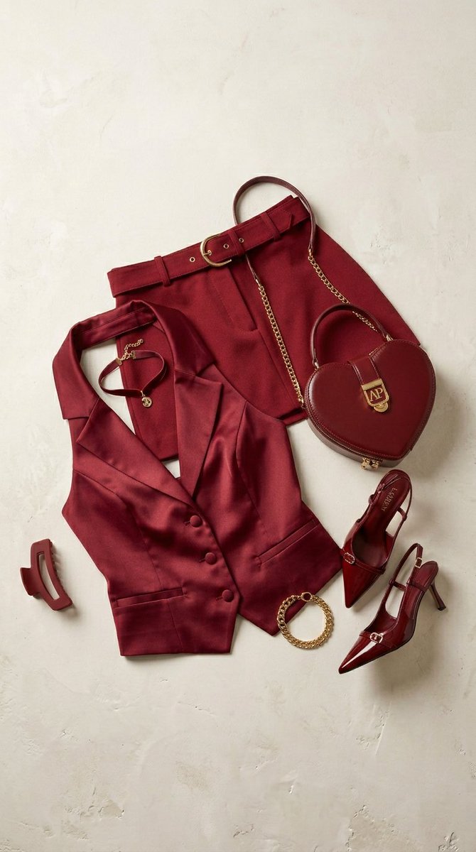 Crimson Fashion Editorial