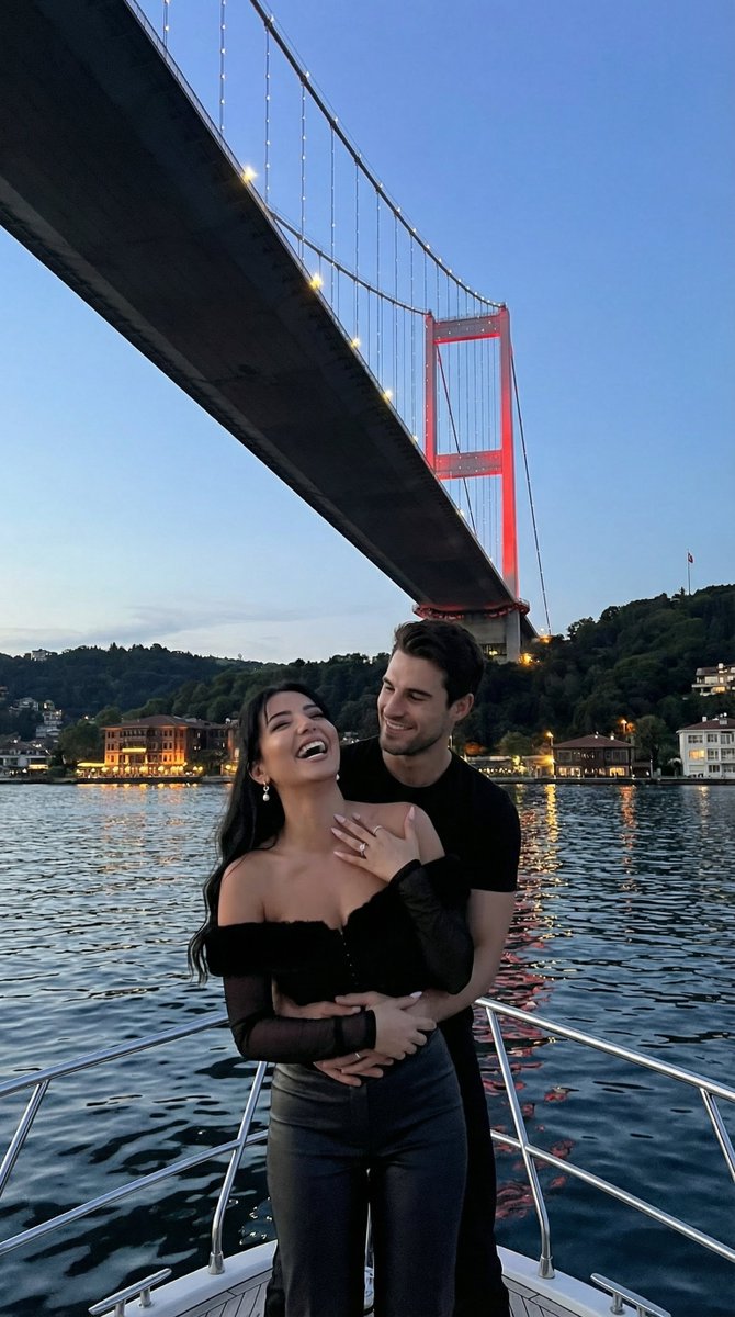 Bosphorus Yacht Romance at Dusk
