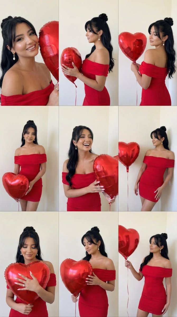 Romantic Rose Editorial Grid