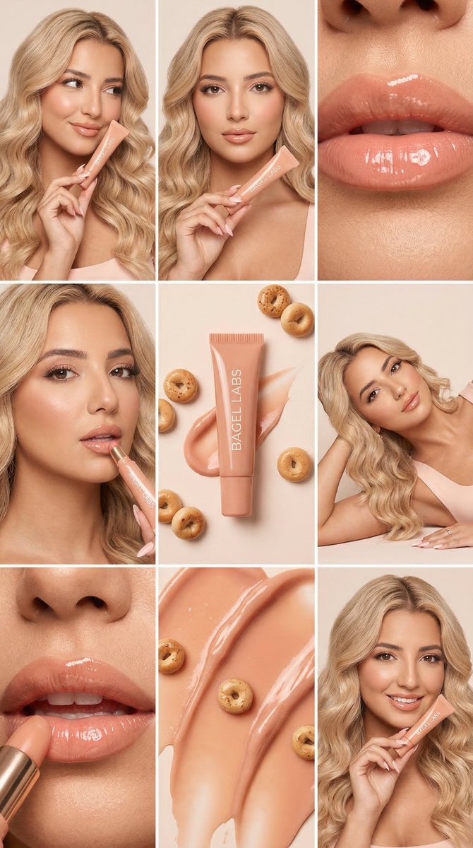 Peach Glow Luxury Lip Campaign