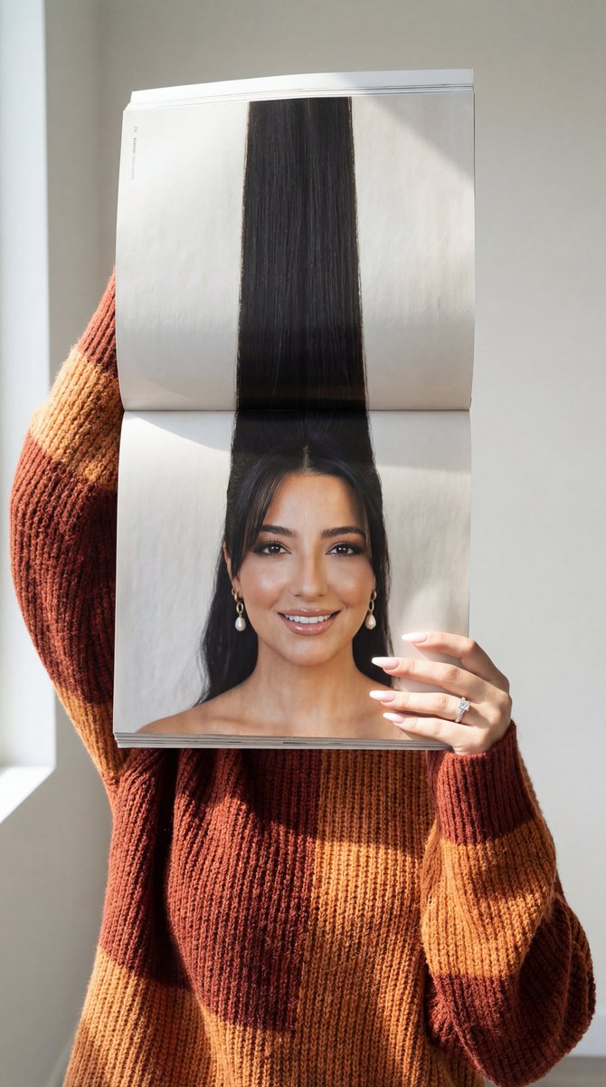 Magazine Face Illusion Portrait
